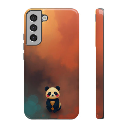 Samsung Galaxy S22 Plus / Glossy Phone Case - Cute Colourful Panda Design Phone Case