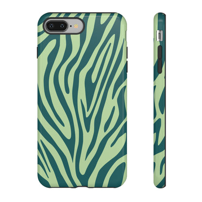 Boutique Sage Tiger Print Phone Case