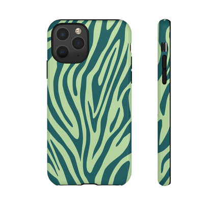 Boutique Sage Tiger Print Phone Case