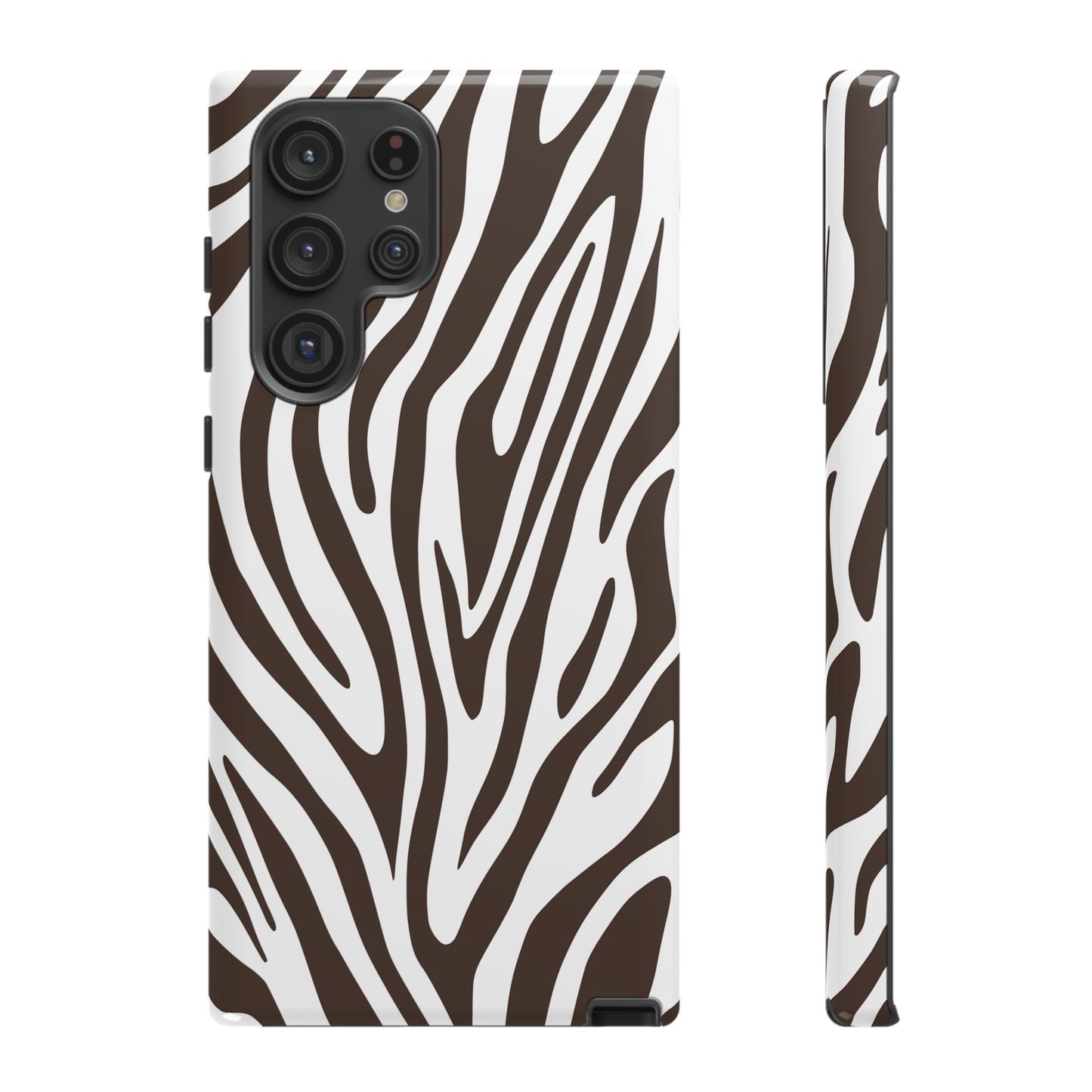 Graphic Brown Tiger Print Phone Case