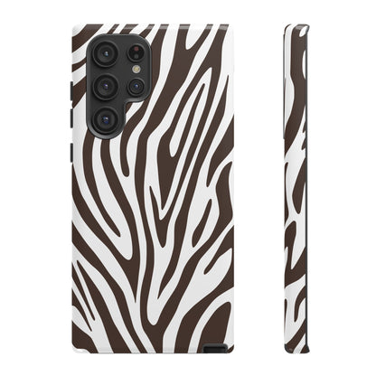 Graphic Brown Tiger Print Phone Case