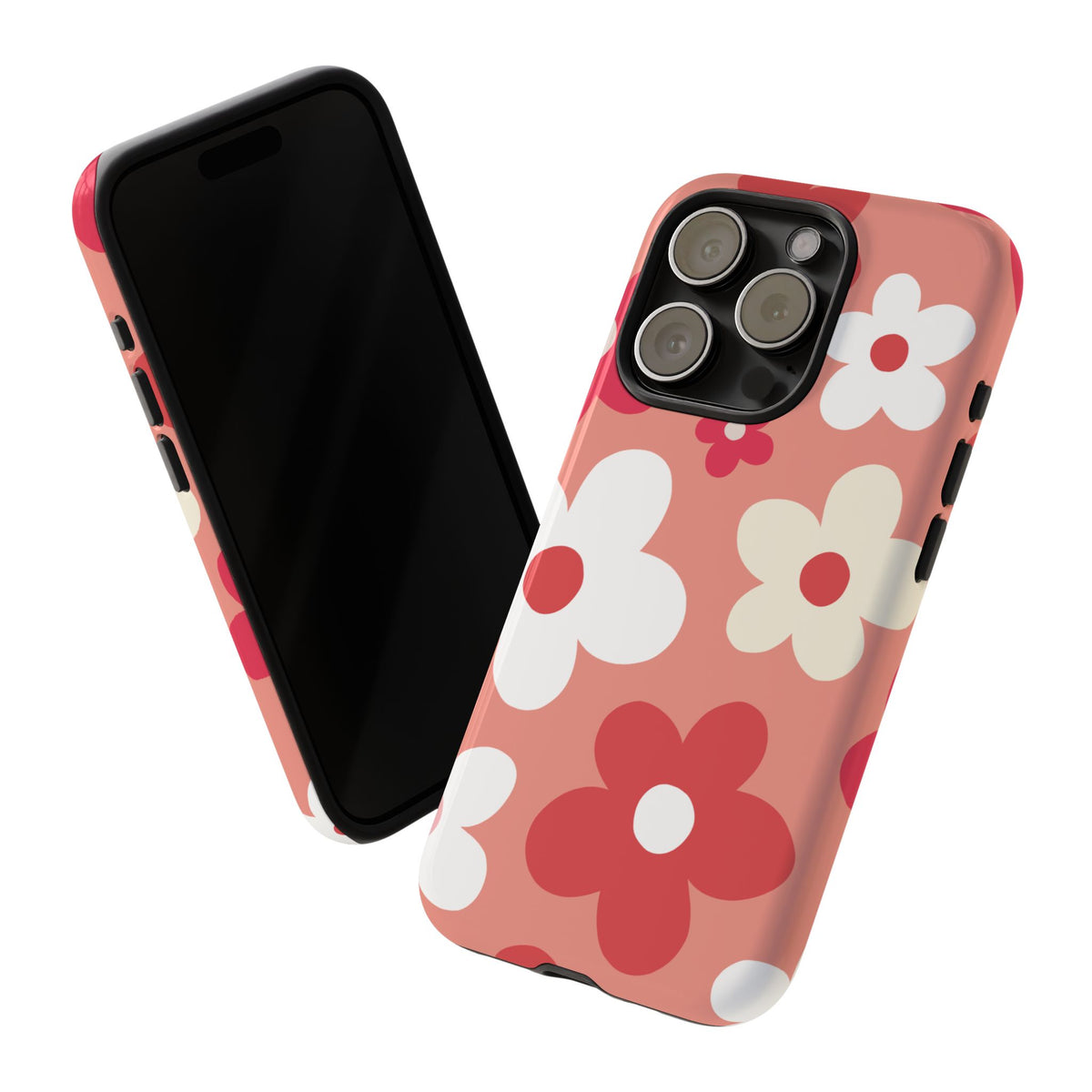 Cute Pink Daisy Pattern #1 Phone Case - Pink Phone Case