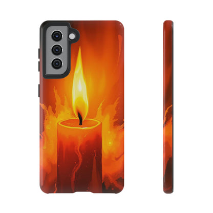 Red Candle Phone Case - Multicolor Phone Case - Samsung Galaxy S21 / Glossy
