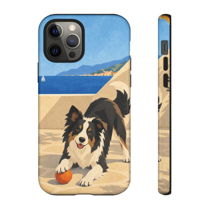 Border Collie One More Throw Phone Case - Multicolor Phone Case - iPhone 12 Pro / Glossy