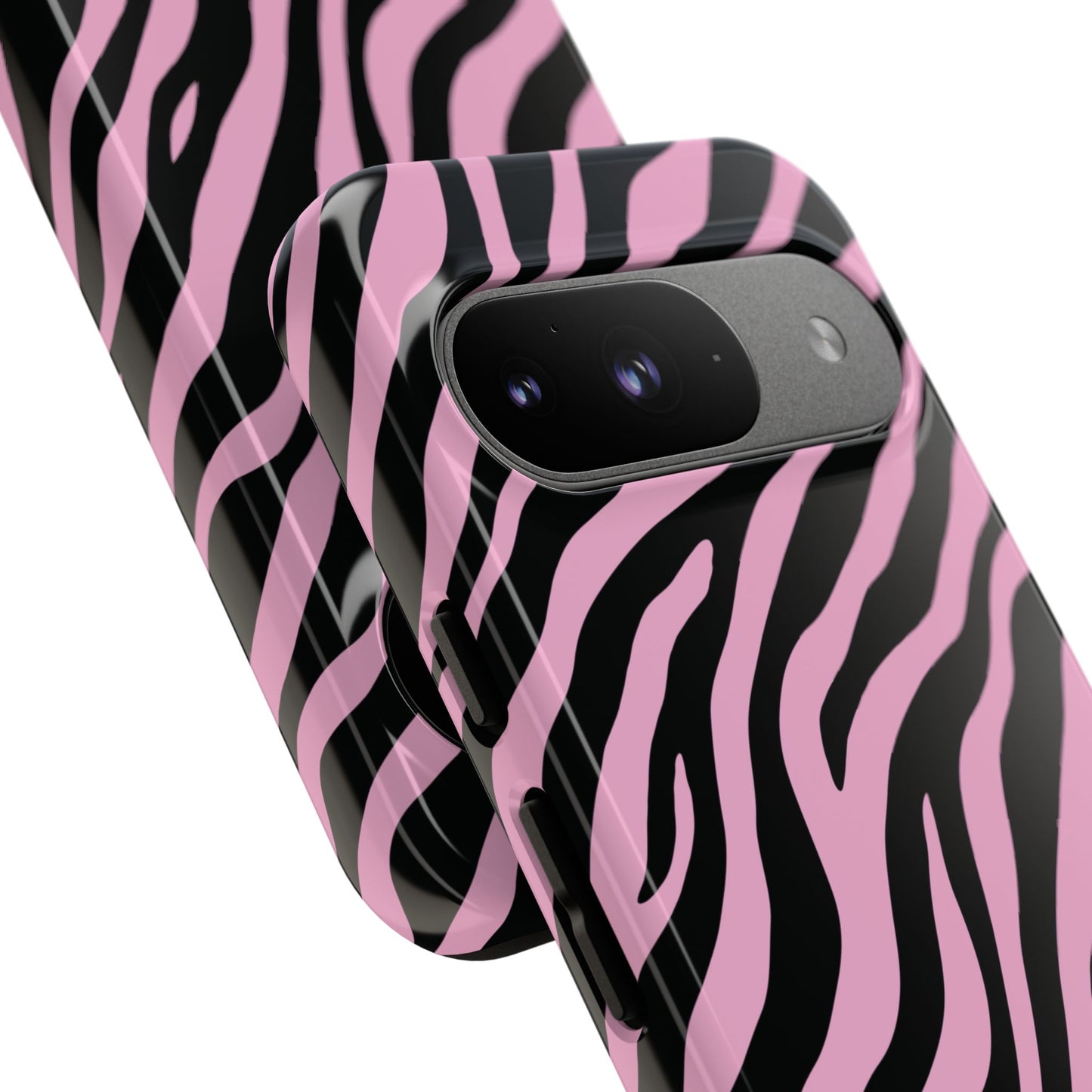 Stylish Blush Zebra Print Phone Case