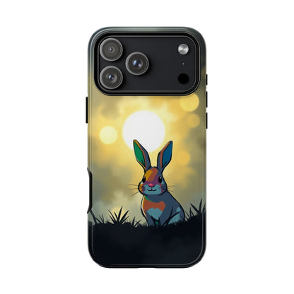 iPhone 17 Pro Max / Glossy Phone Case - Gothic Rabbit Moody Design Phone Case