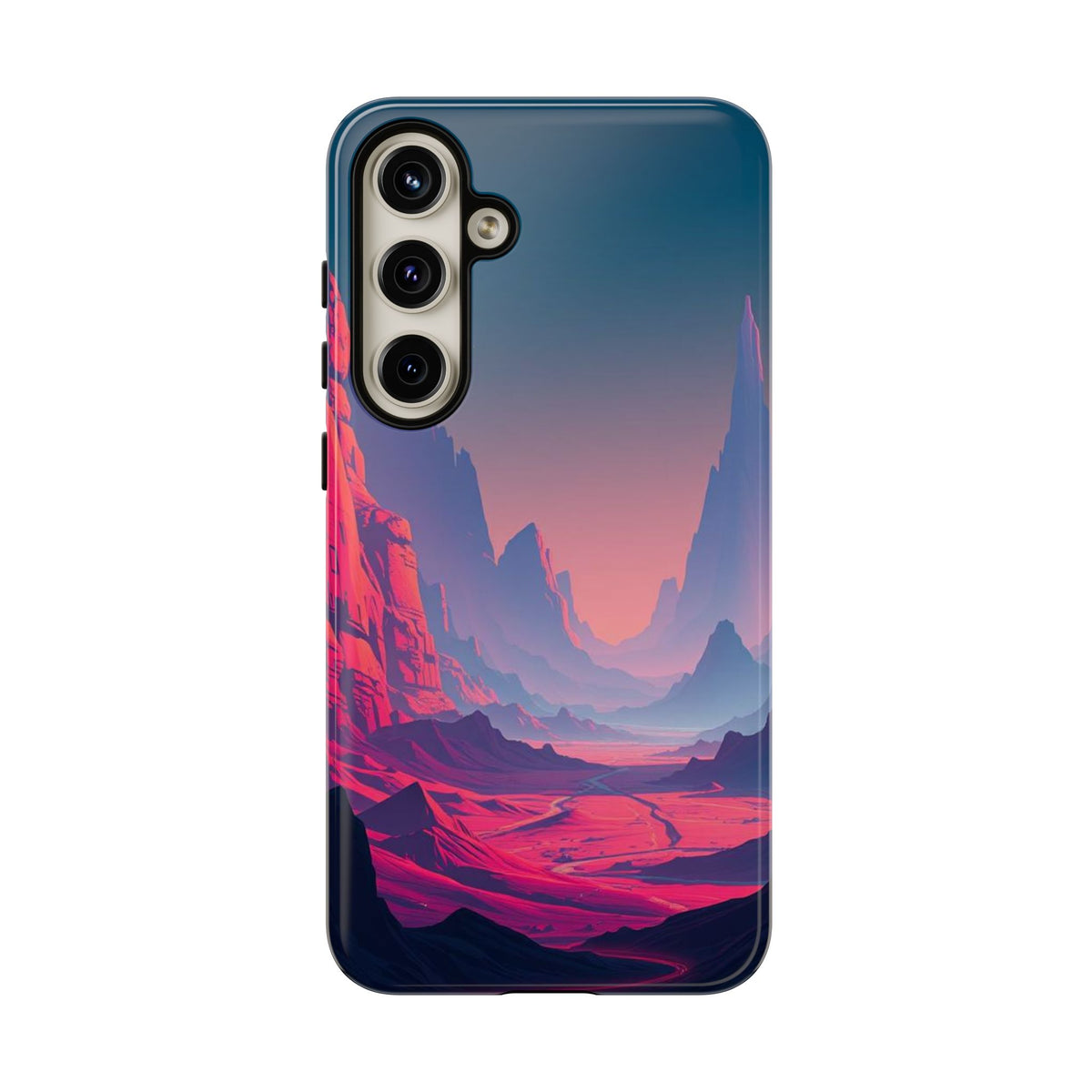 Alien Vista Design Phone Case - Multicolor Phone Case - Samsung Galaxy S24 Plus / Glossy