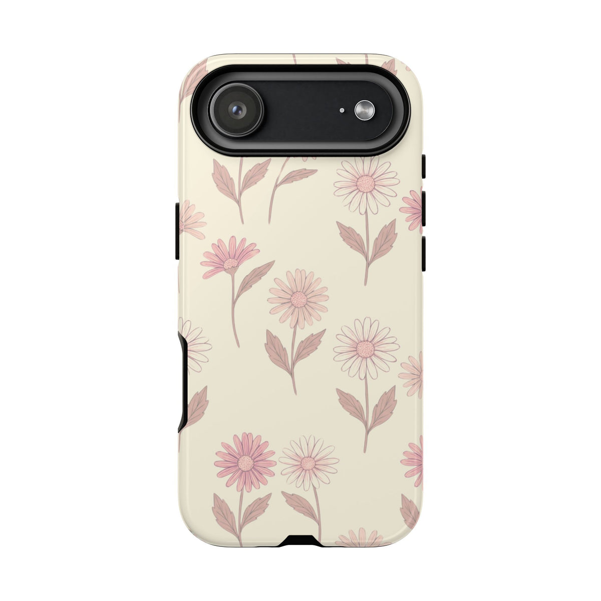 Pretty Blush Daisy Pattern Phone Case