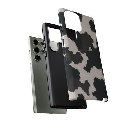 Modern Monochrome Cow Print Phone Case