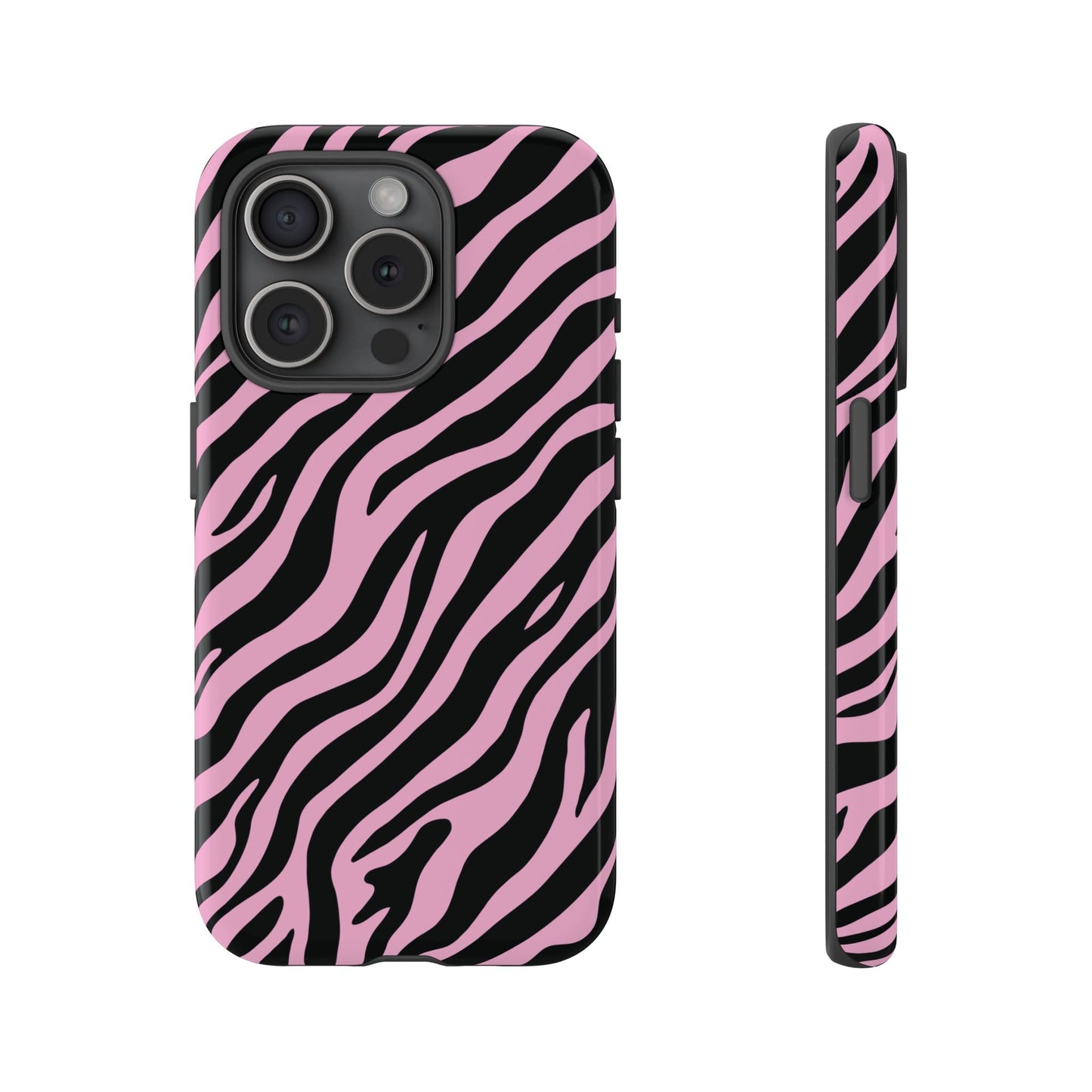 Stylish Blush Zebra Print Phone Case