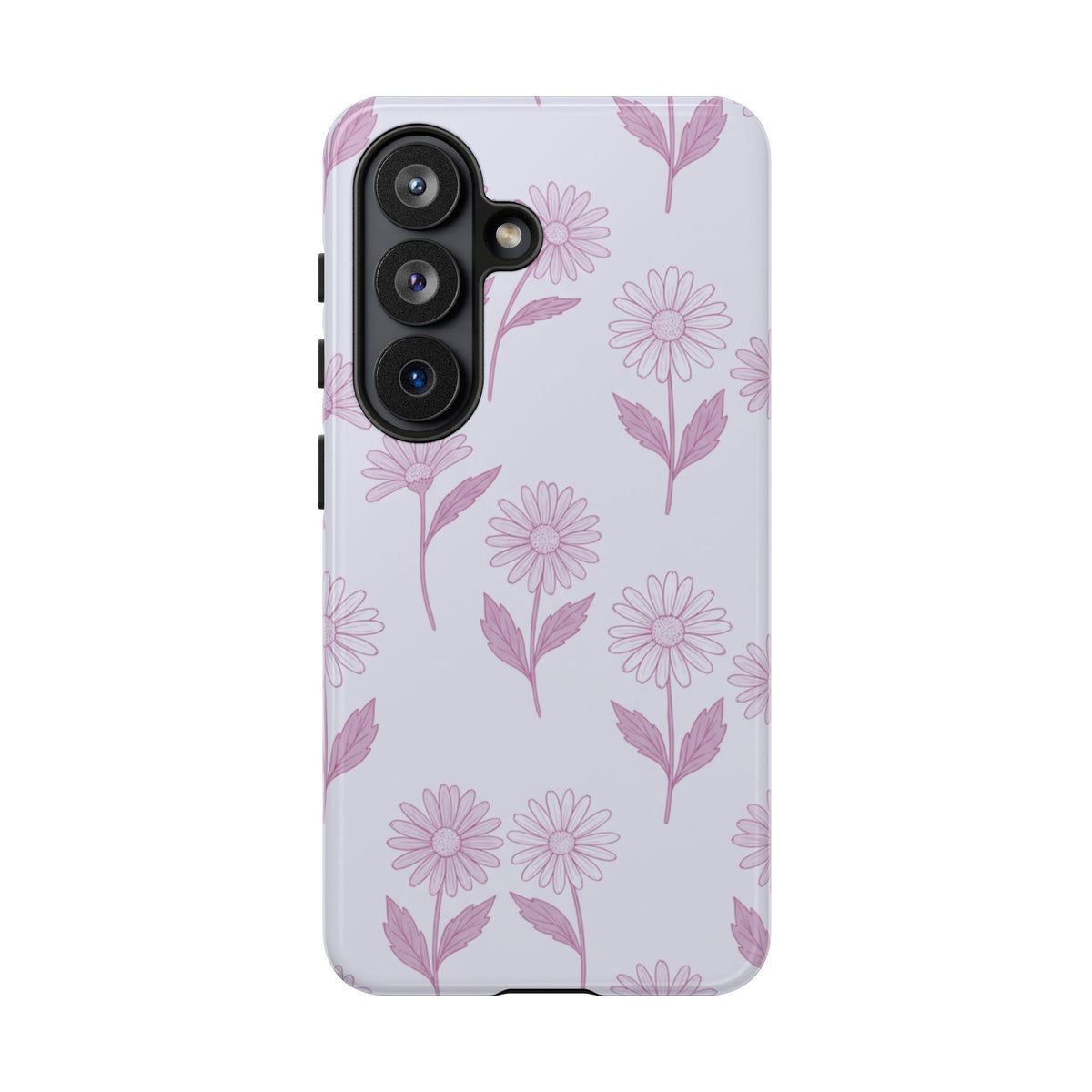 Pretty Lilac Daisy Pattern Phone Case