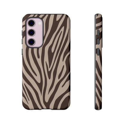 Boutique Mocha Tiger Print Phone Case
