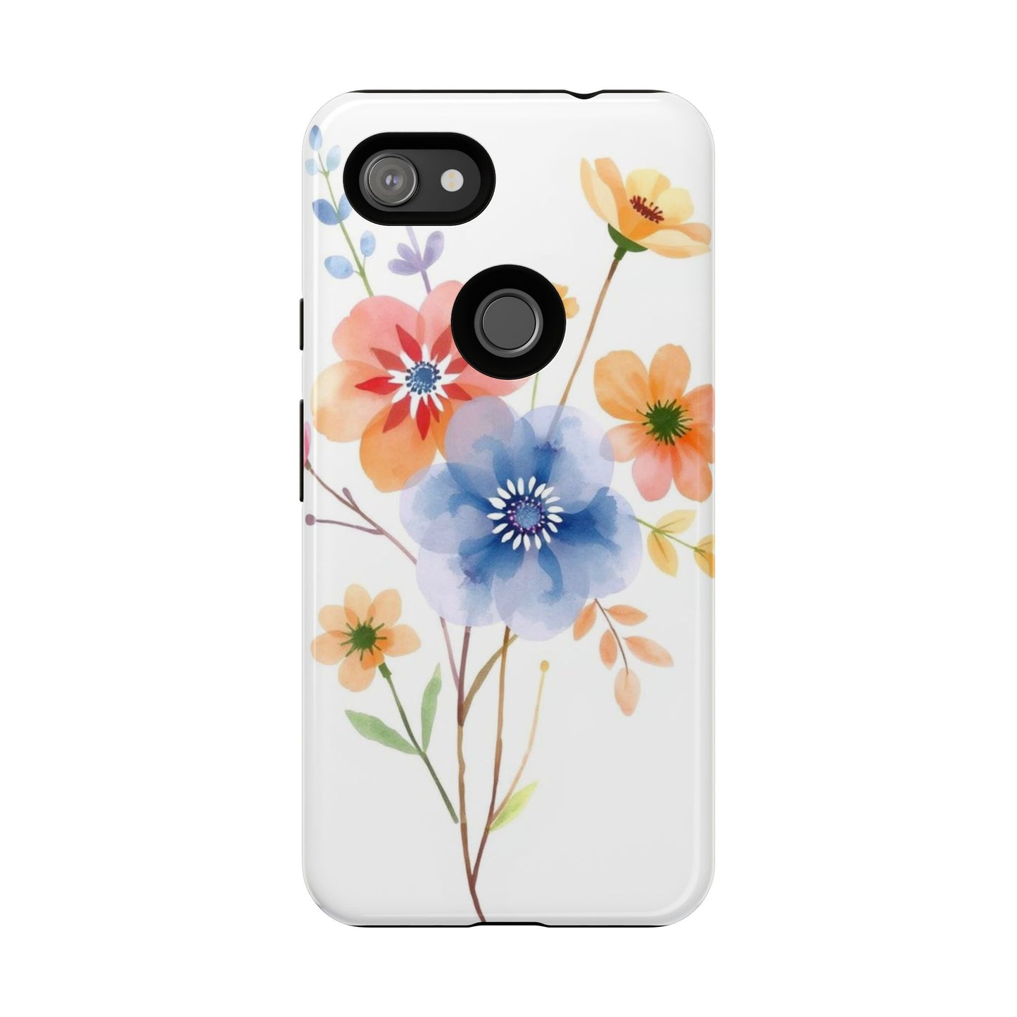 Boho Chic Watercolour Bouquet Pattern Phone Case