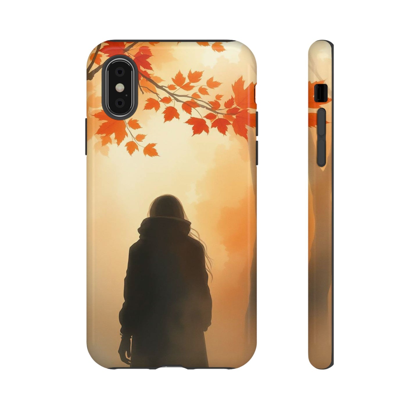 iPhone X / Glossy Phone Case - Watercolour Mysterious Woman Phone Case