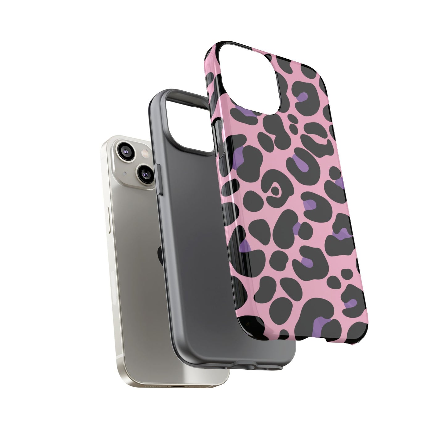 Pretty Pink & Lavender Leopard Print