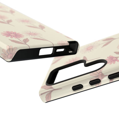 Pretty Blush Daisy Pattern Phone Case