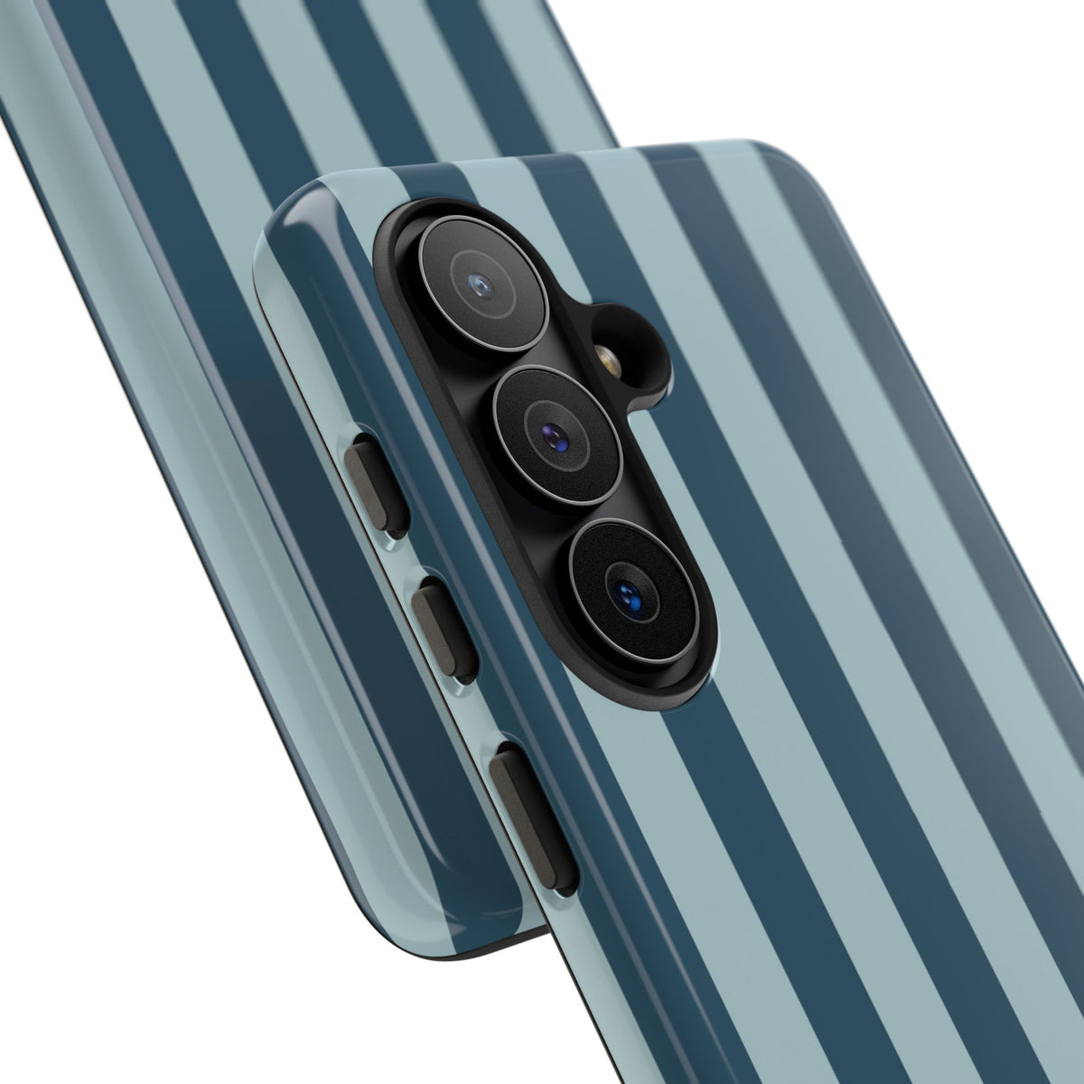 Blue Stripe Pattern Phone Case - Blue Phone Case