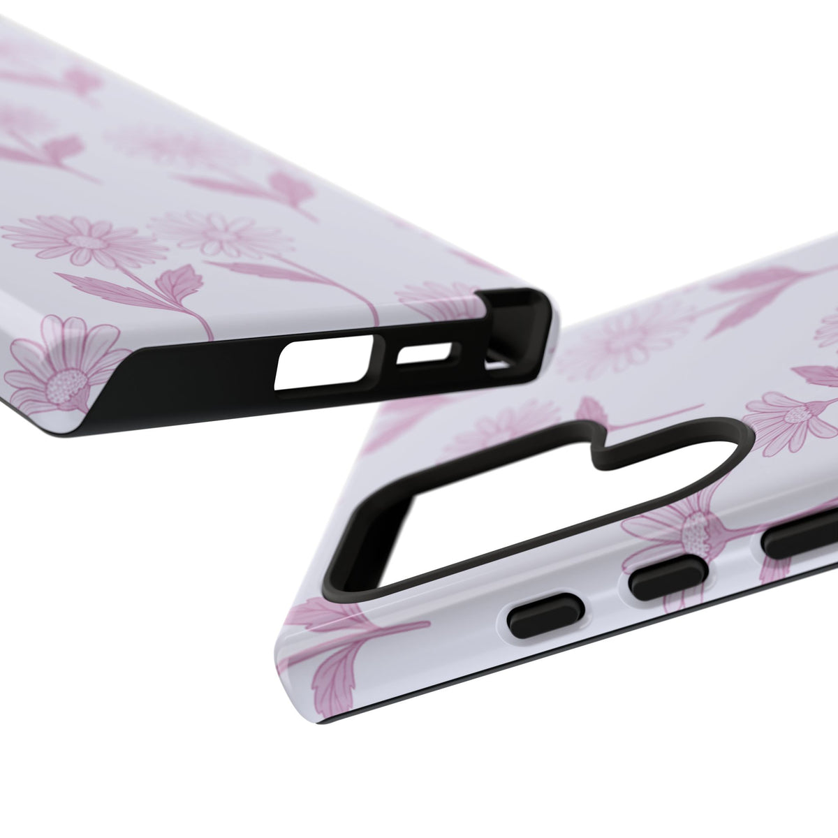 Pretty Lilac Daisy Pattern Phone Case