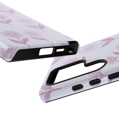 Pretty Lilac Daisy Pattern Phone Case
