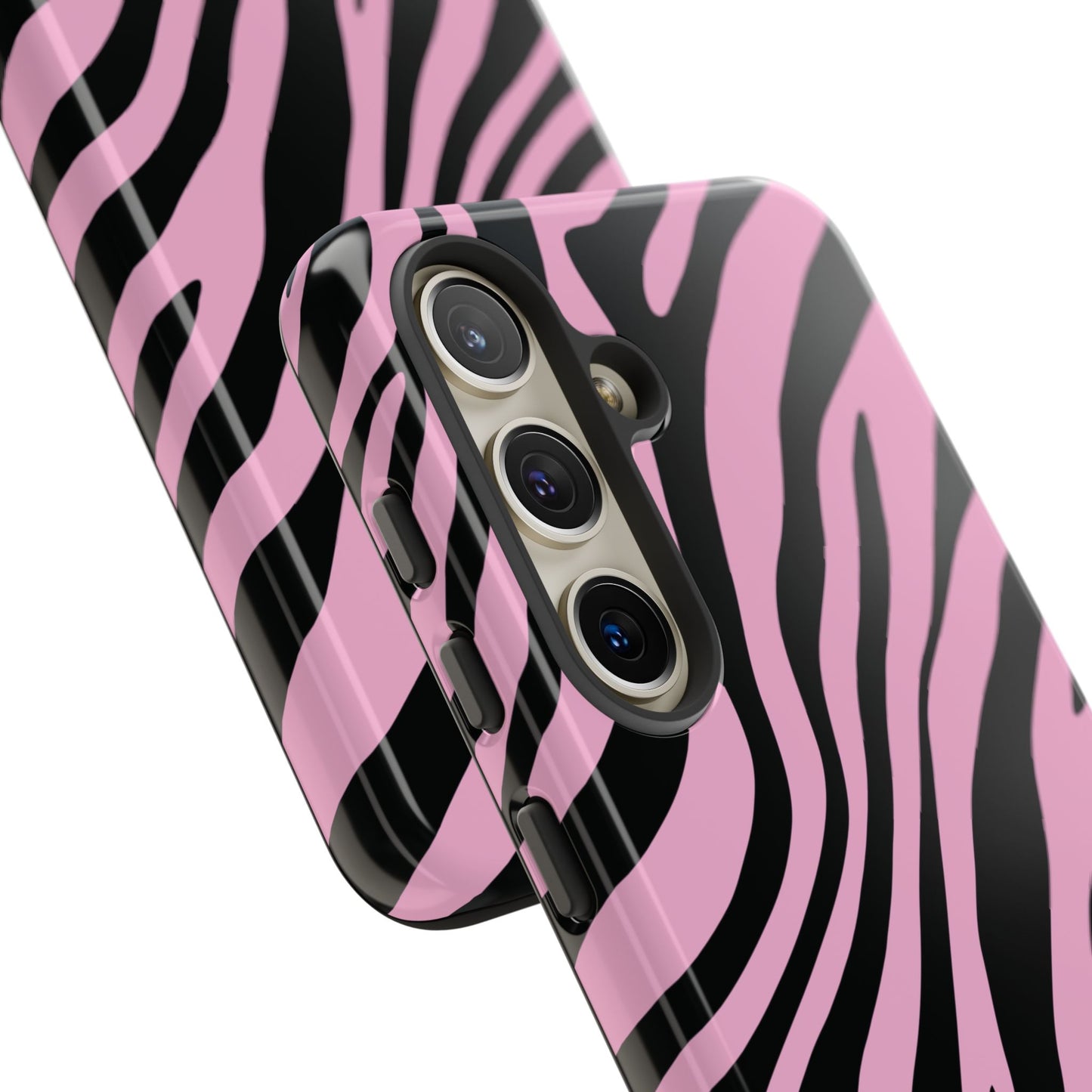 Modern Blush Zebra Print Phone Case