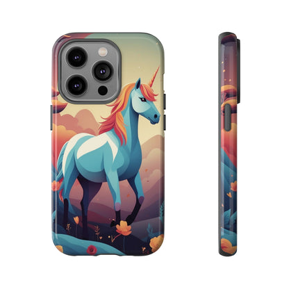 Stylised Unicorn Design Phone Case - Multicolor Phone Case - iPhone 14 Pro / Glossy