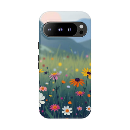 Google Pixel 9 Pro / Glossy Phone Case - Vibrant Meadow Design Phone Case
