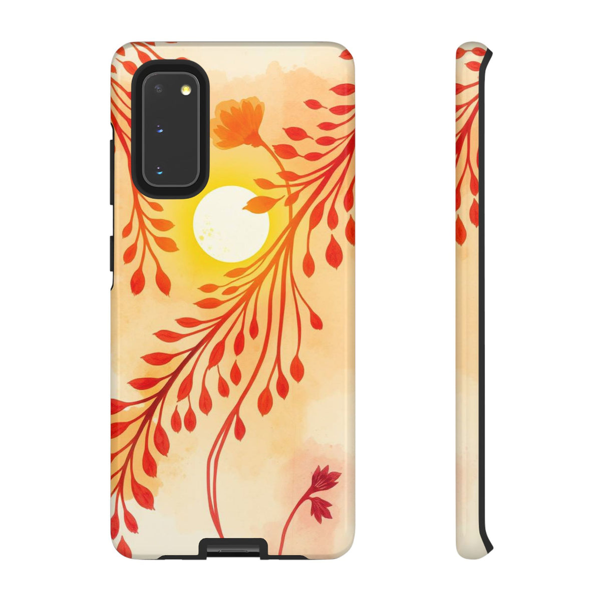 Boho Chic Watercolour Sunset Design Phone Case - Multicolor Phone Case - Samsung Galaxy S20 / Glossy