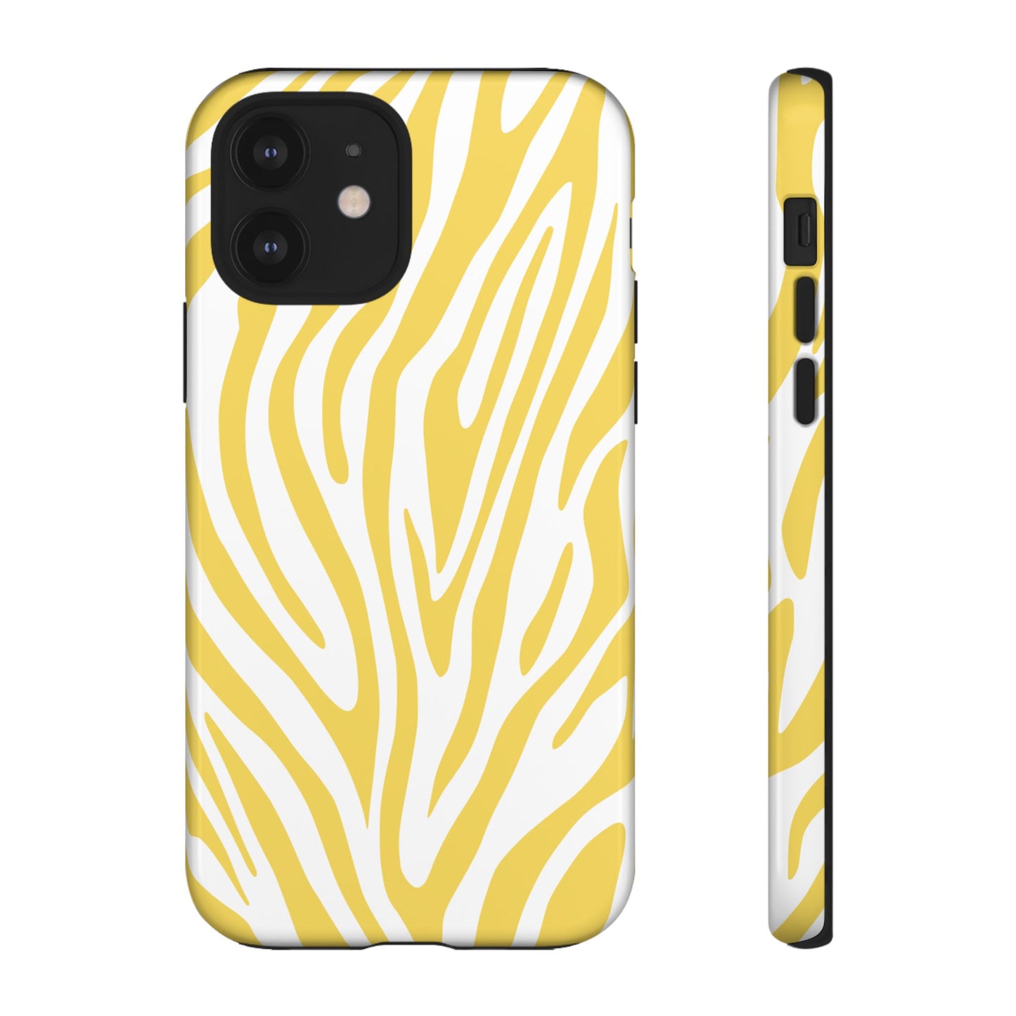 Graphic Yellow Tiger Print Phone Case