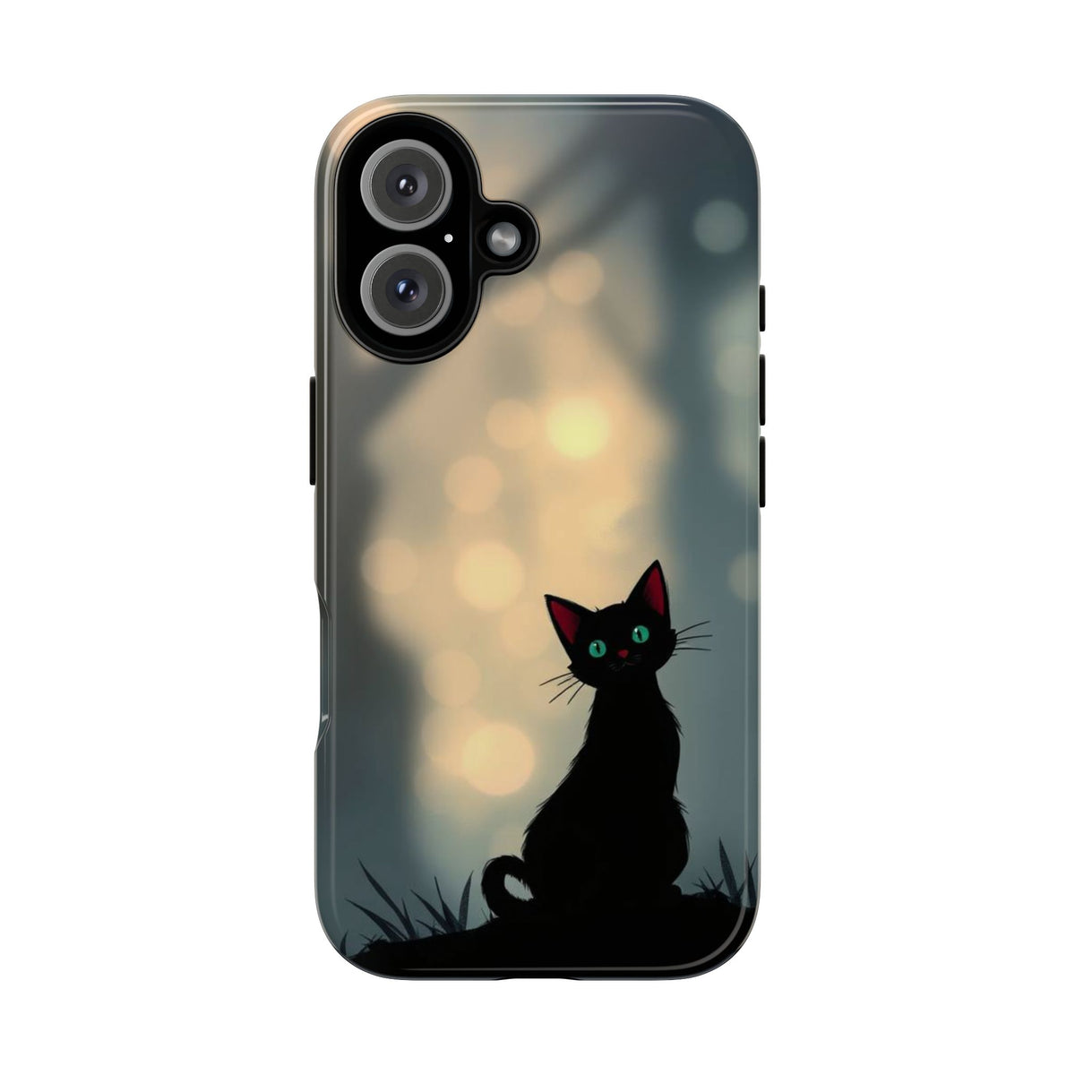 Gothic Cat Design Phone Case - Multicolor Phone Case - iPhone 16 / Glossy