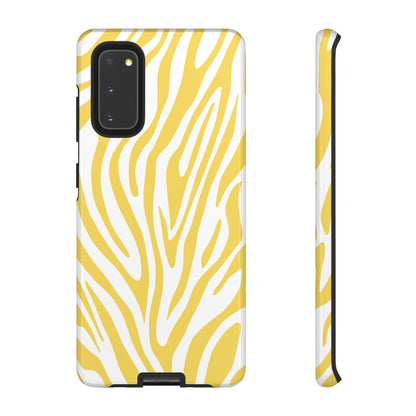 Graphic Yellow Tiger Print Phone Case
