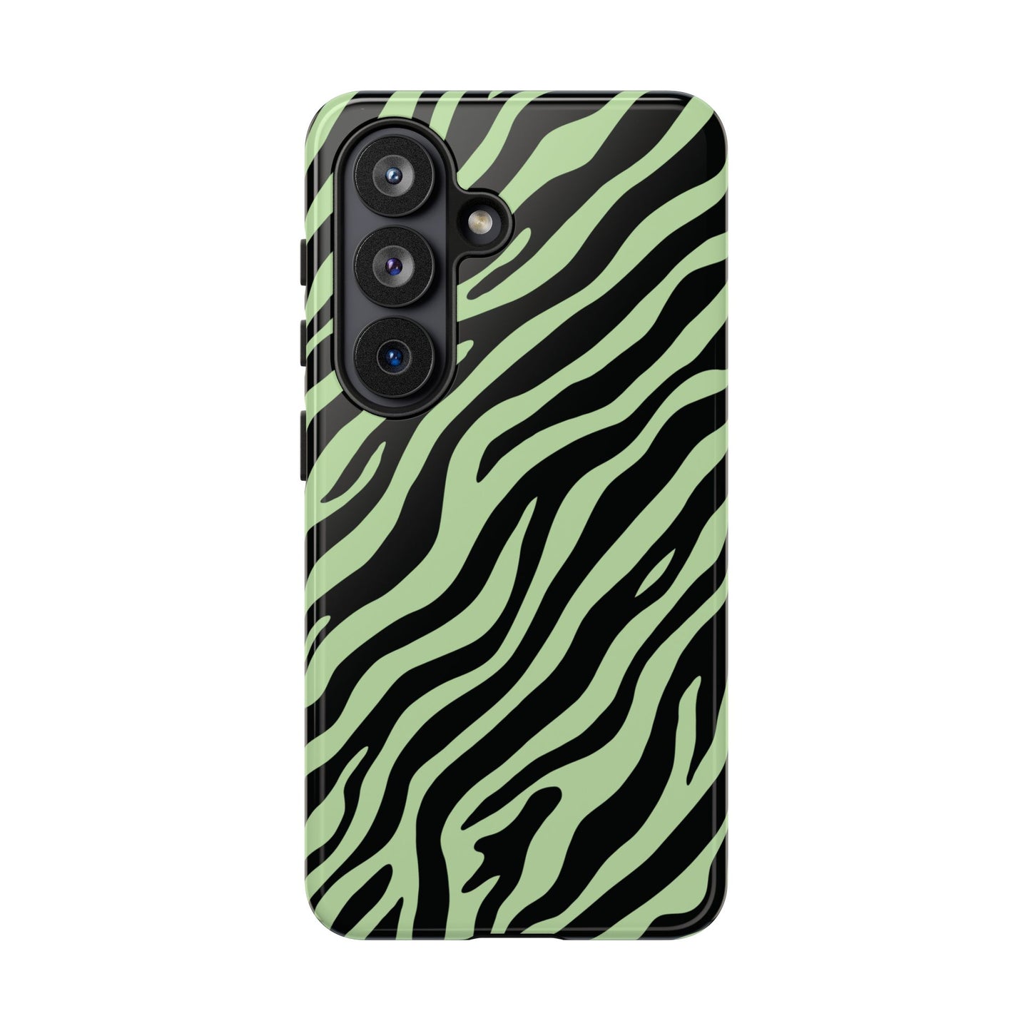 Stylish Mint Zebra Print Phone Case