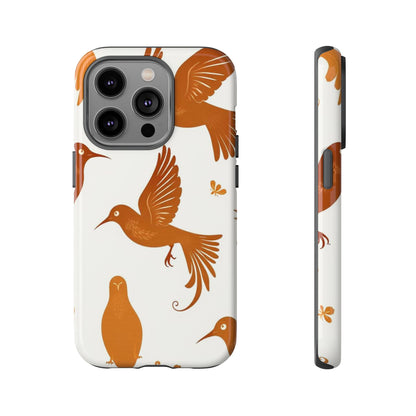 Abstract Bird Pattern Phone Case - Multicolor Phone Case - iPhone 14 Pro / Glossy