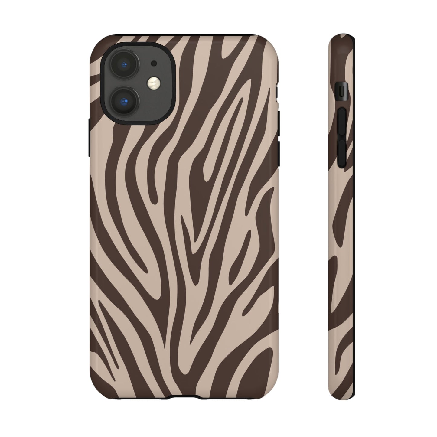 Boutique Mocha Tiger Print Phone Case