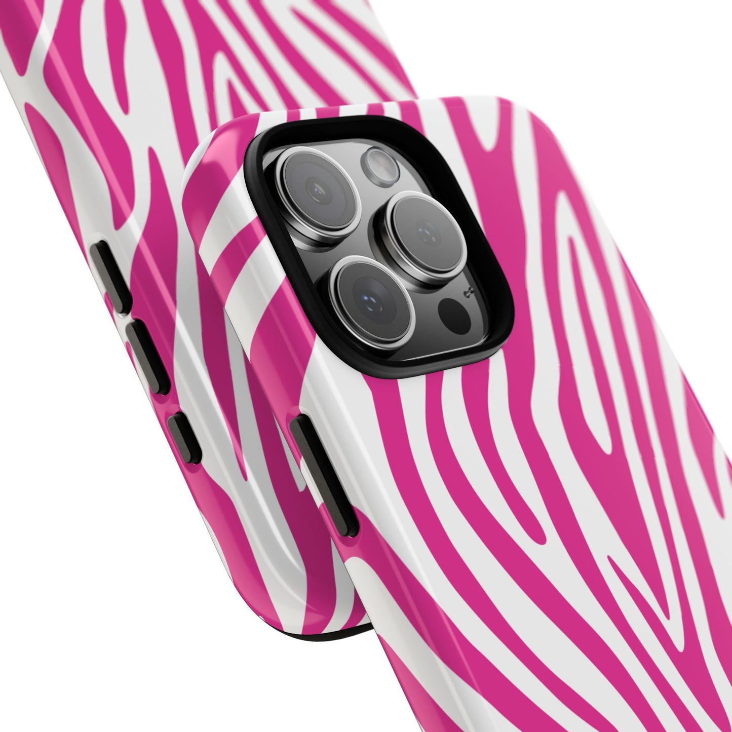 Graphic Hot Pink Tiger Print Phone Case