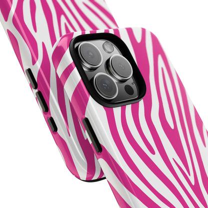 Graphic Hot Pink Tiger Print Phone Case