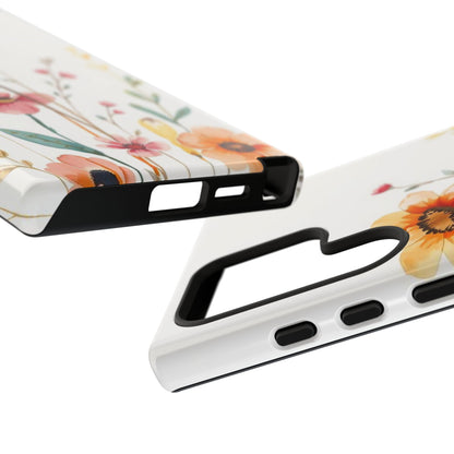 Boho Chic Watercolour Wild Blooms Pattern Phone Case - Multicolor Phone Case