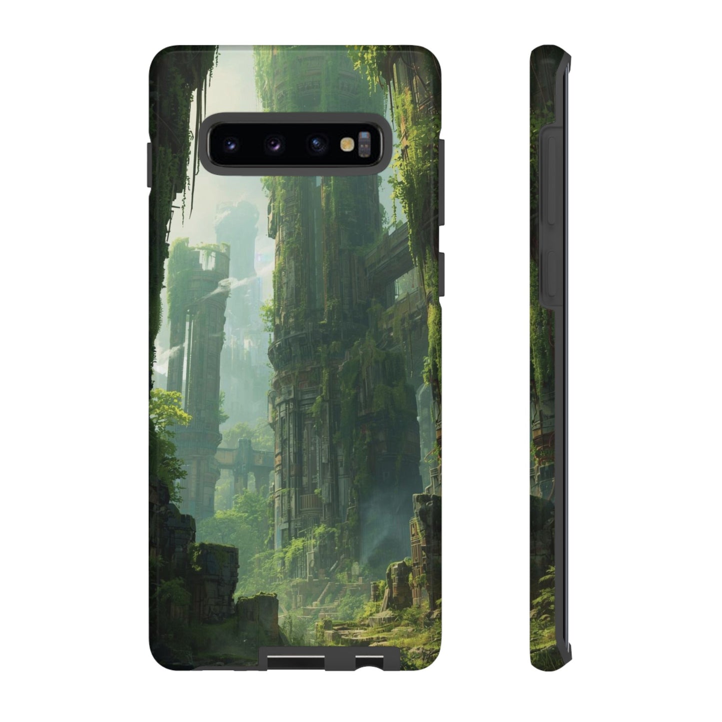 Phone Case - Overgrown Future Ruins Sci-fi Phone Case