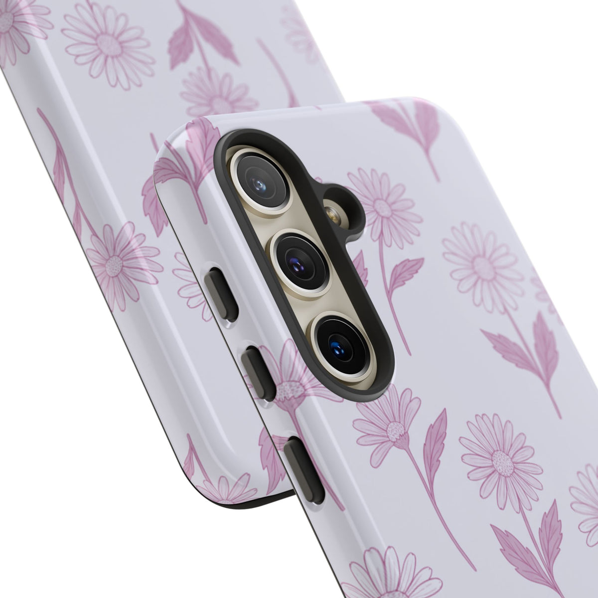 Pretty Lilac Daisy Pattern Phone Case
