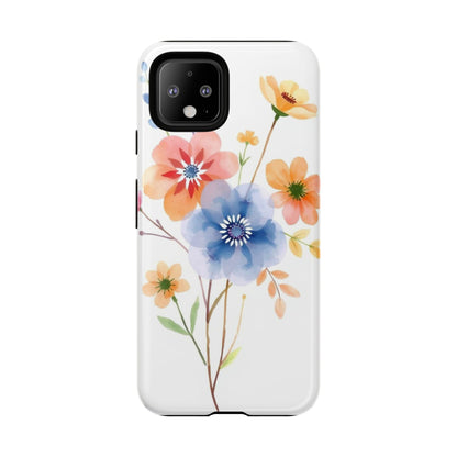 Boho Chic Watercolour Bouquet Pattern Phone Case