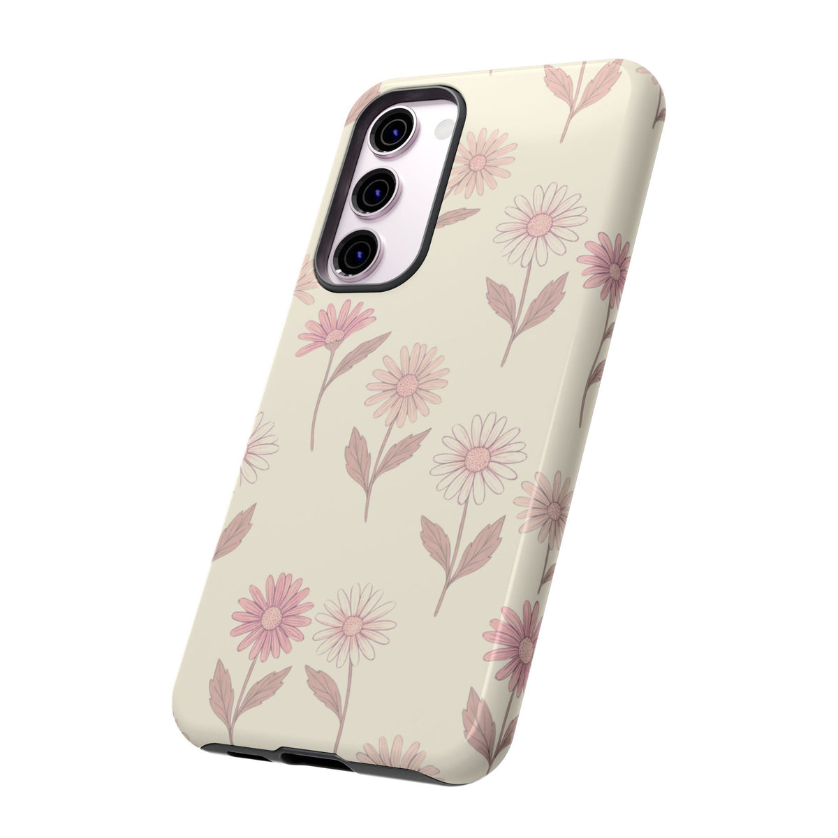 Pretty Blush Daisy Pattern Phone Case