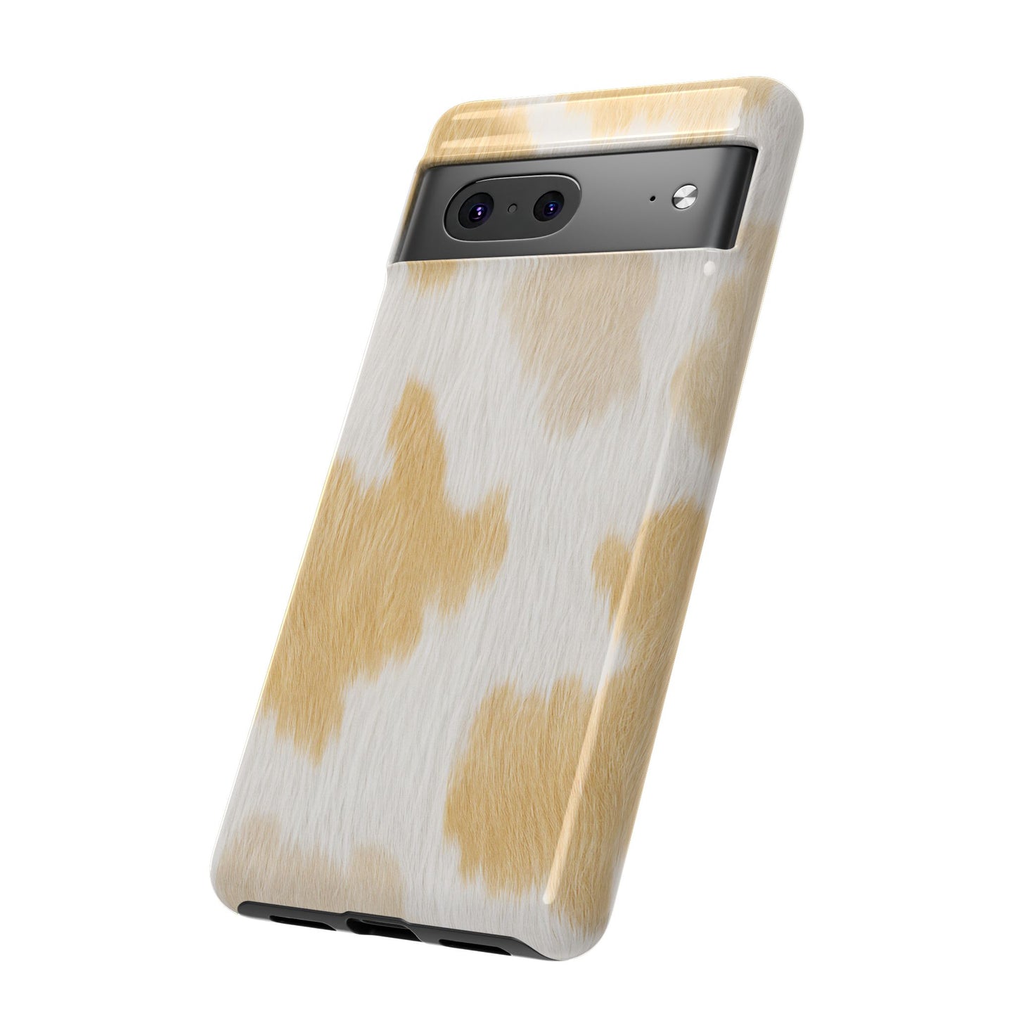 Golden Honey Cow Print Phone Case