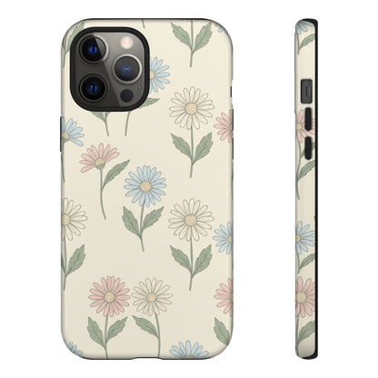 Pretty Pastel Daisy Pattern Phone Case