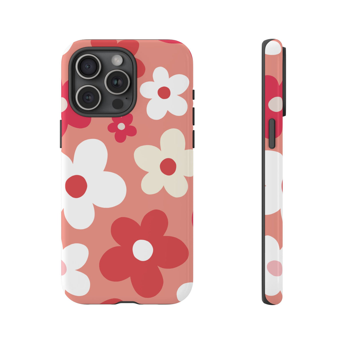 Cute Pink Daisy Pattern #1 Phone Case - Pink Phone Case - iPhone 15 Pro Max / Glossy