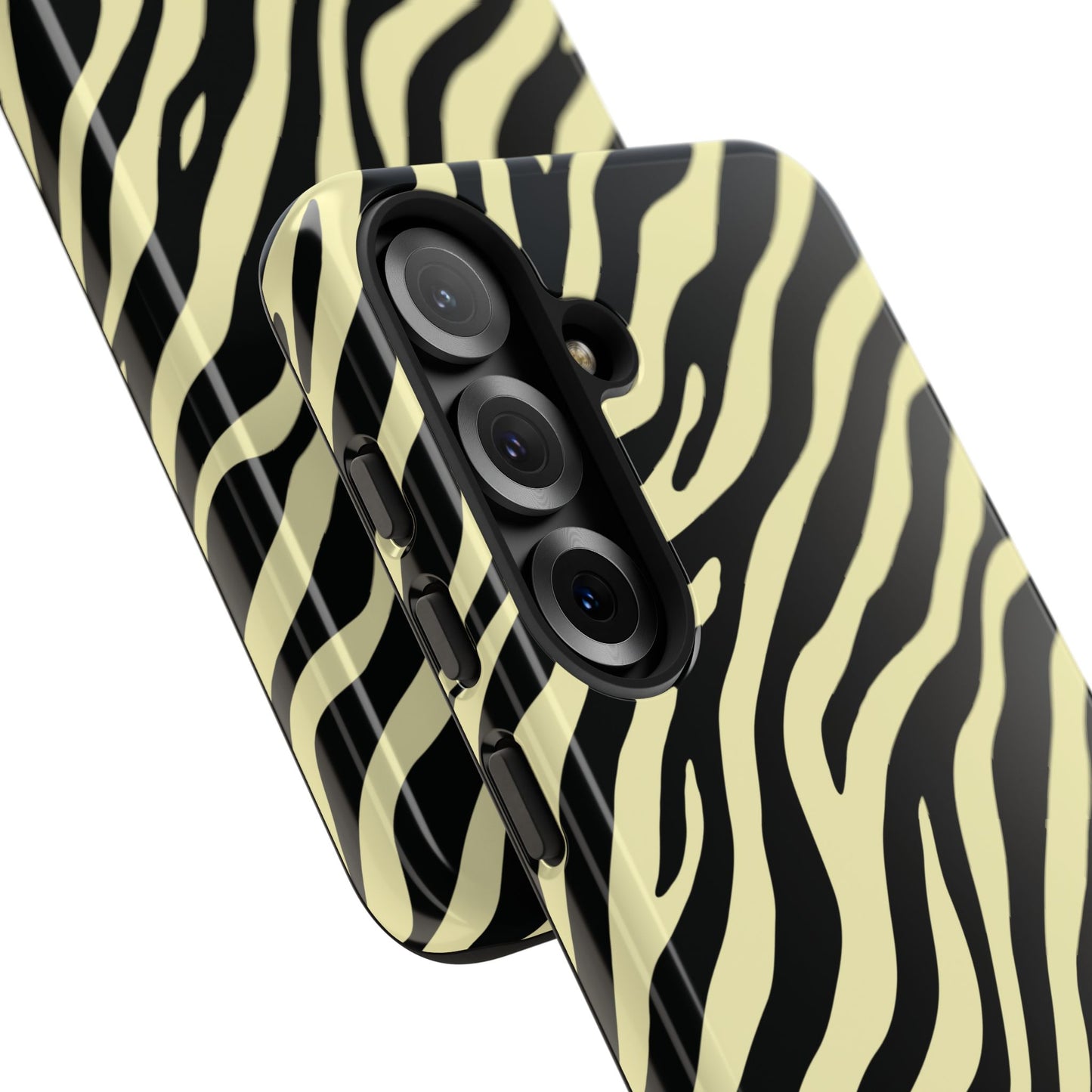 Stylish Neutral Zebra Print Phone Case