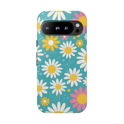 Google Pixel 9 Pro / Glossy Phone Case - Daisies Floral Pattern 5 Phone Case