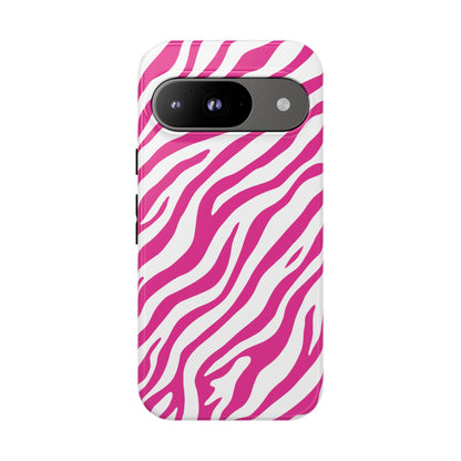 Stylish Hot Pink Zebra Print Phone Case