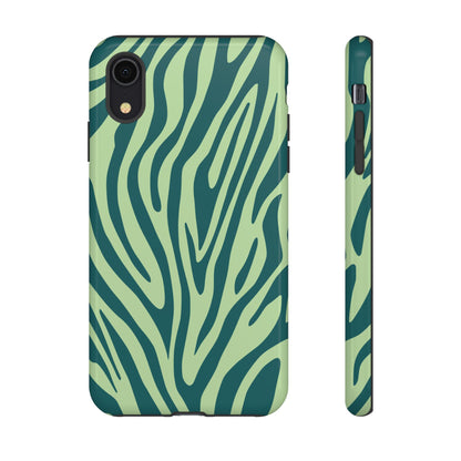 Boutique Sage Tiger Print Phone Case