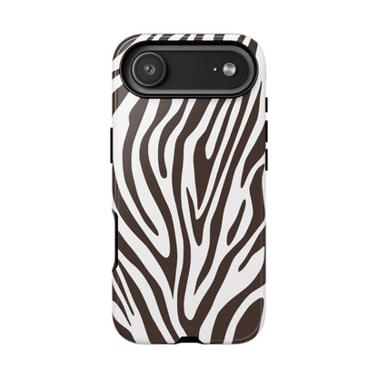 Graphic Brown Tiger Print Phone Case