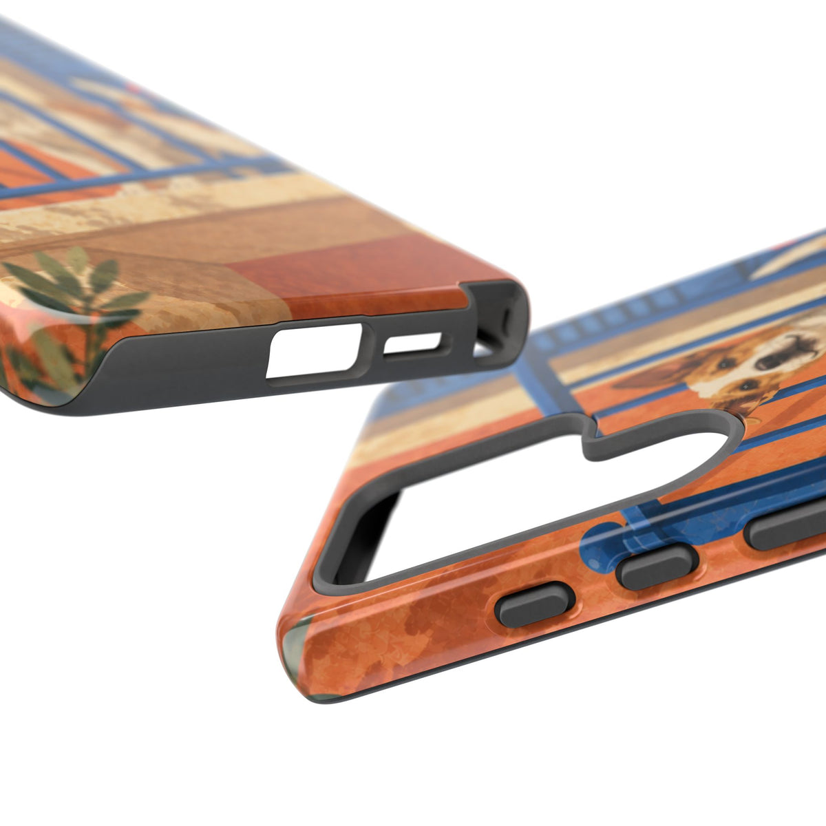Jack Russell Terrier Balcony Busybody Phone Case - Multicolor Phone Case