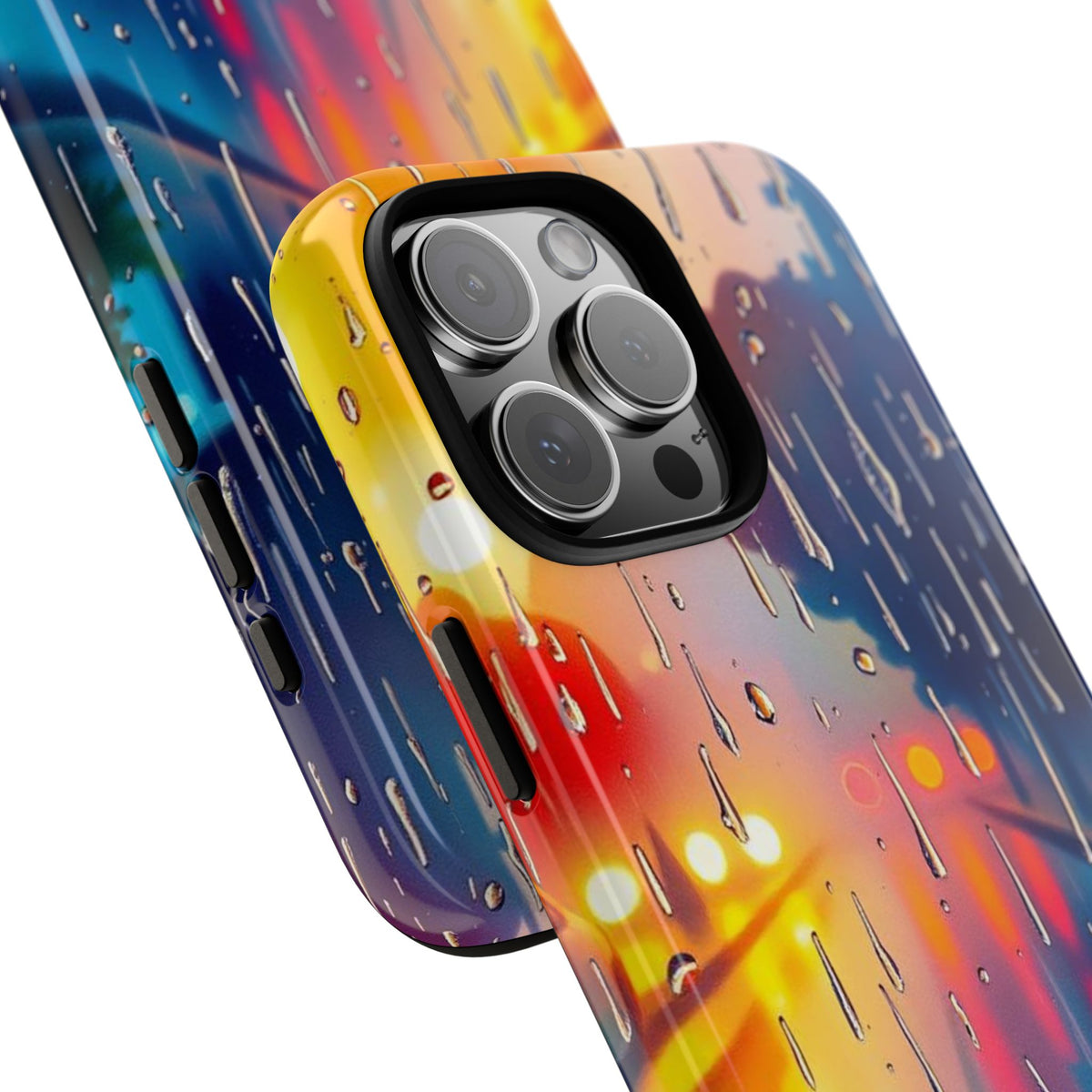 Electric Rain Watercolour Design Phone Case - Multicolor Phone Case
